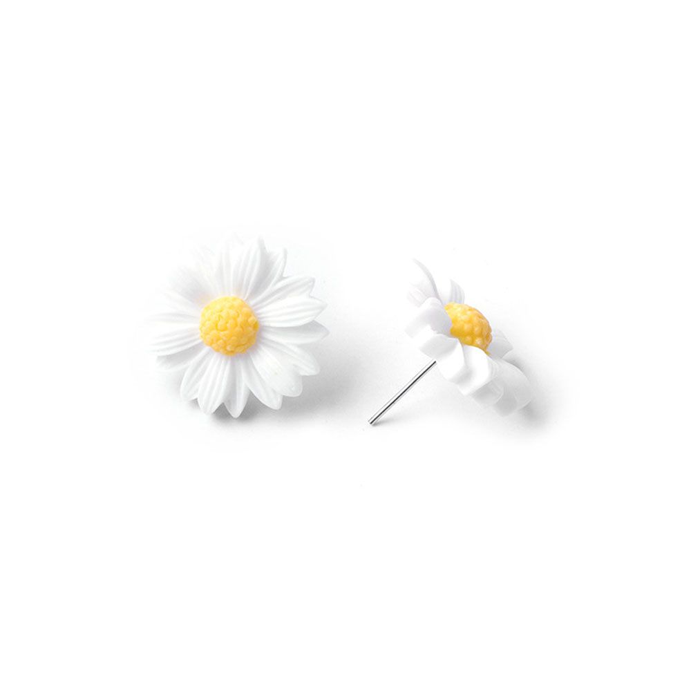 Women Girls Simple Daisy Flower Fresh Temperament Fashion Accessories Earrings Jewelry Ear Stud