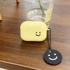 Japan and Korea Simple Smiley Face for AirPods 1 Protective Case Cortical Pro1 Bluetooth 1/1 Generation Earphone Case Hanging Chain