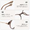 Stylish Reading Glasses with Blue Light TR Elegant Simple UV Round B1690 [FEISEDY] Women's Blocking, Lightweight, Material, Design, Protection, Shape,