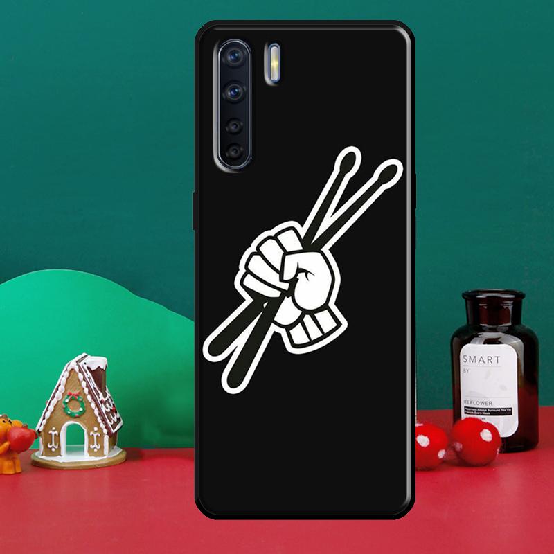 Musical Instrument Drum For OPPO A15 A83 A91 A93 A1K A3S A5S A52 A72 A54 A74 A94 A31 A5 A9 A53S 2020 Phone Case