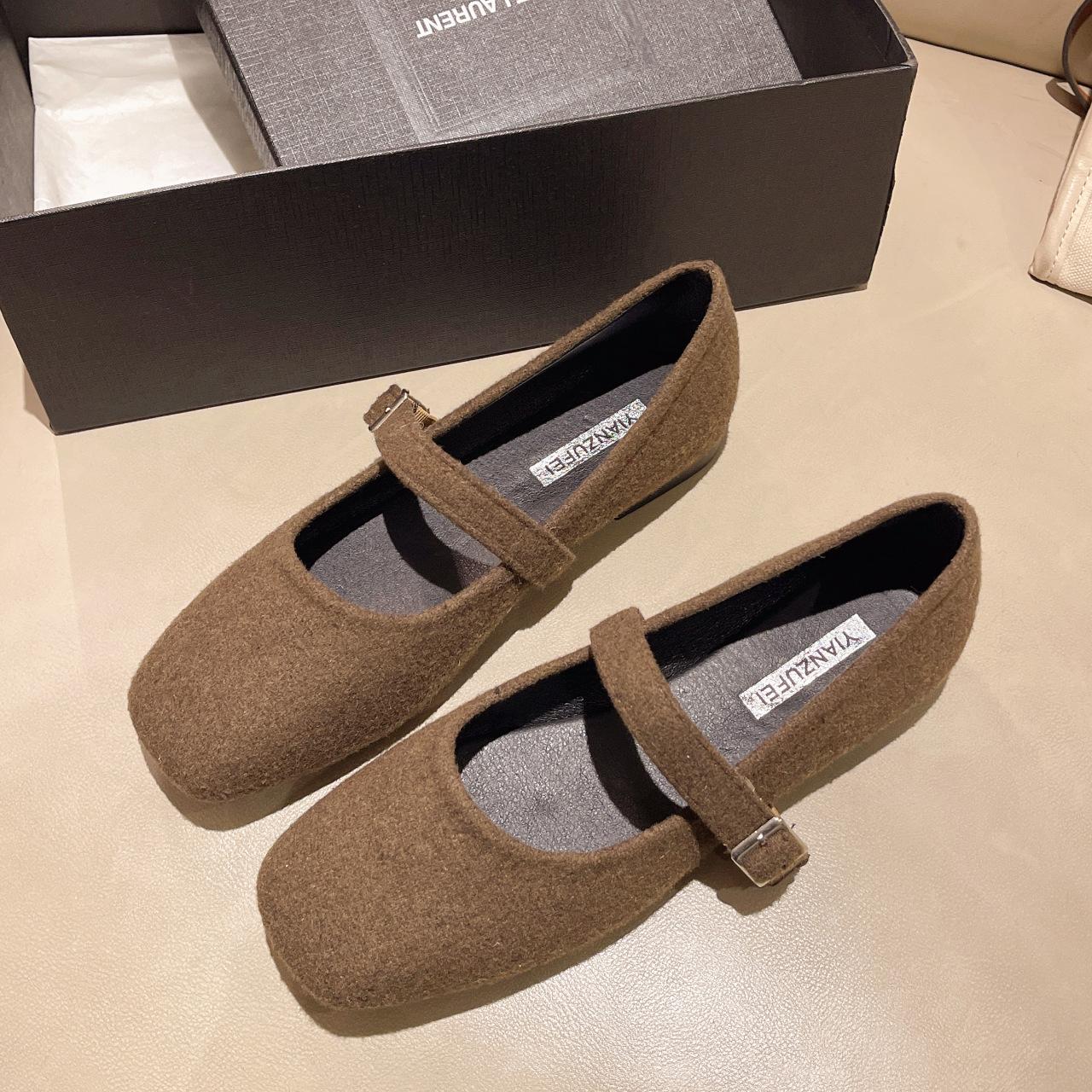 

Spring Autumn New Women s Shoes Retro low heeled leather footwear Casual versatile Mary Jane shoes Comfort fashion ladies flat 37