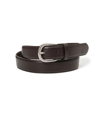 Hallen Daily Round Leather Belt (T040_Brown)
