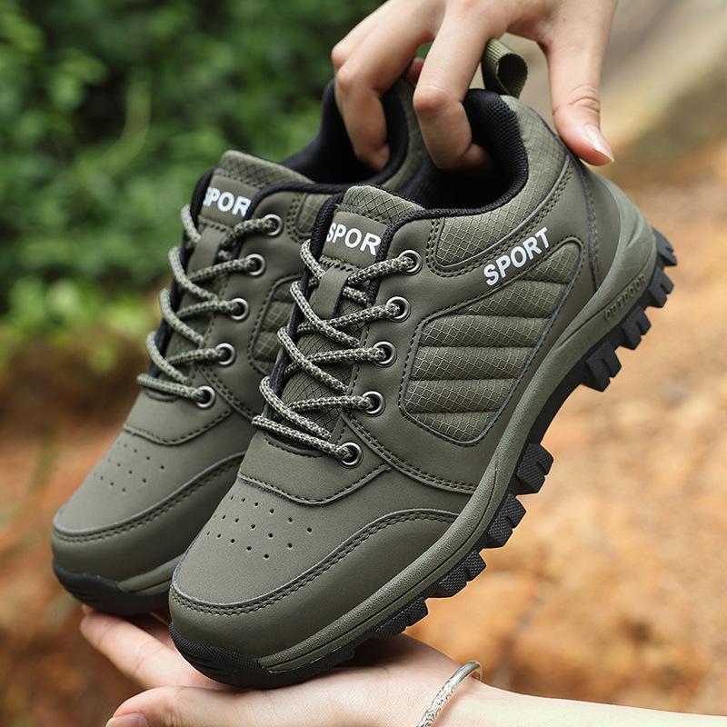 

Весенне-осенние женские одинарные ботинки для пешего туризма и альпинизма, уличные, повседневные, нескользящие, с мягкой подошвой, износостойкие 36 зелёный