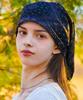 KOLEAT Cooling Refrigerator Uv Protection Bandana Bohemian Handkerchief [Black] Hair Bandana Ver.