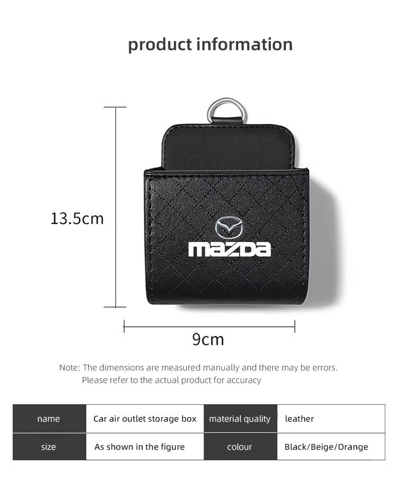 Car Air Outlet Storage Box Wallet Key Phone Organizer Can For Mazda 2 3 6 5 Atenza CX3 CX5 MX5 CX7 Axela CX30 CX90 CX60 CX50 MX3