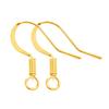Ganci per Orecchini Placcati Oro e Argento Sterling S925 per Gioielli Fatti a Mano DIY