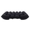 Inflatable Seat Cushion Comfortable Adjustable 3D Air Travel Cushion Portable Black Chair Pad for Driving Office Work