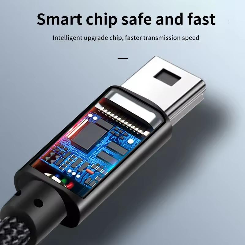 Adaptador de Cable USB Tipo C a Mini USB para MP3 MacBook Pro Cámara HDD Cable de Carga Conector de Transferencia de Datos Cable Mini USB Tipo c