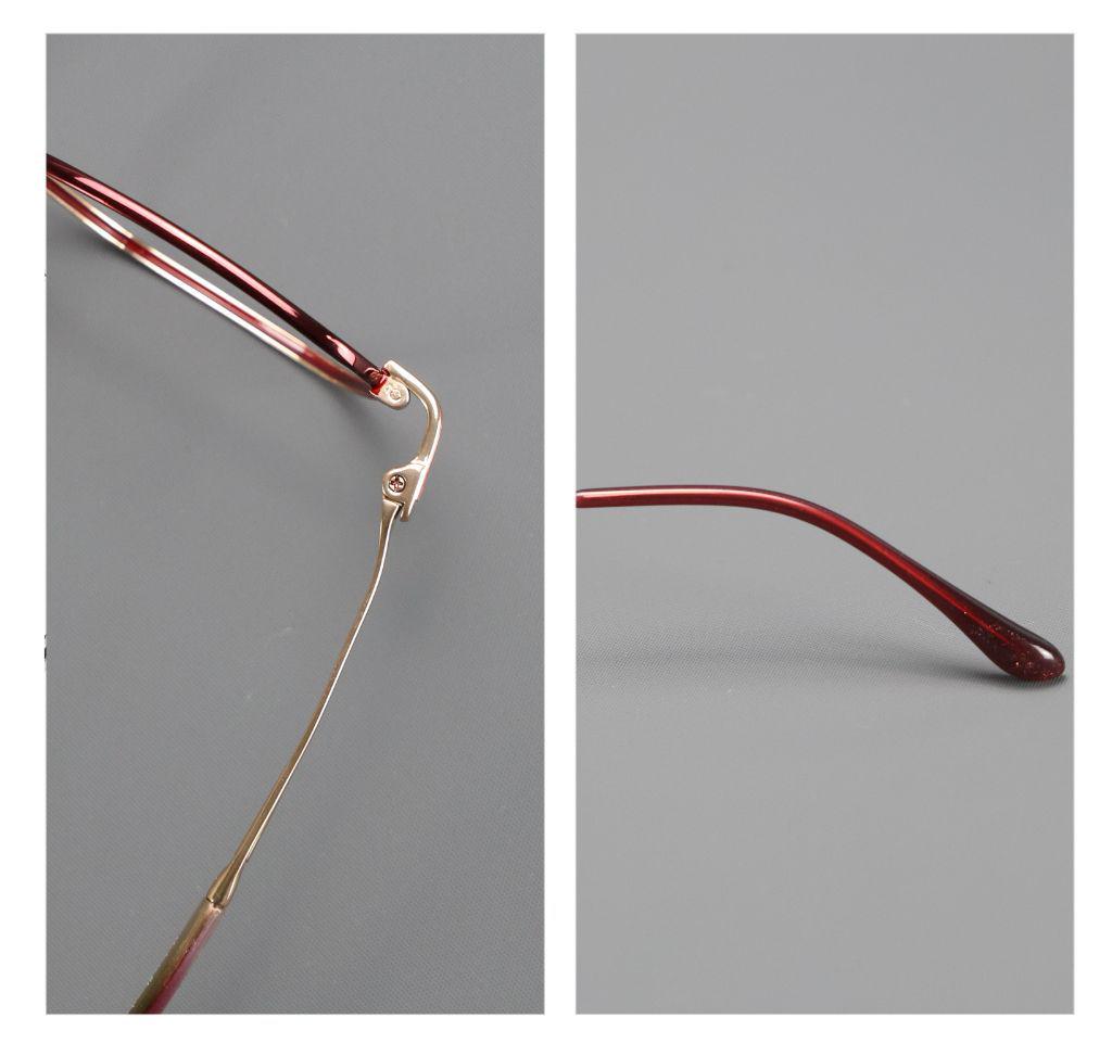 Unisex M6717S Titanium & Acetate Retro Eyeglass Frame – Prescription-friendly for Nearsightedness
