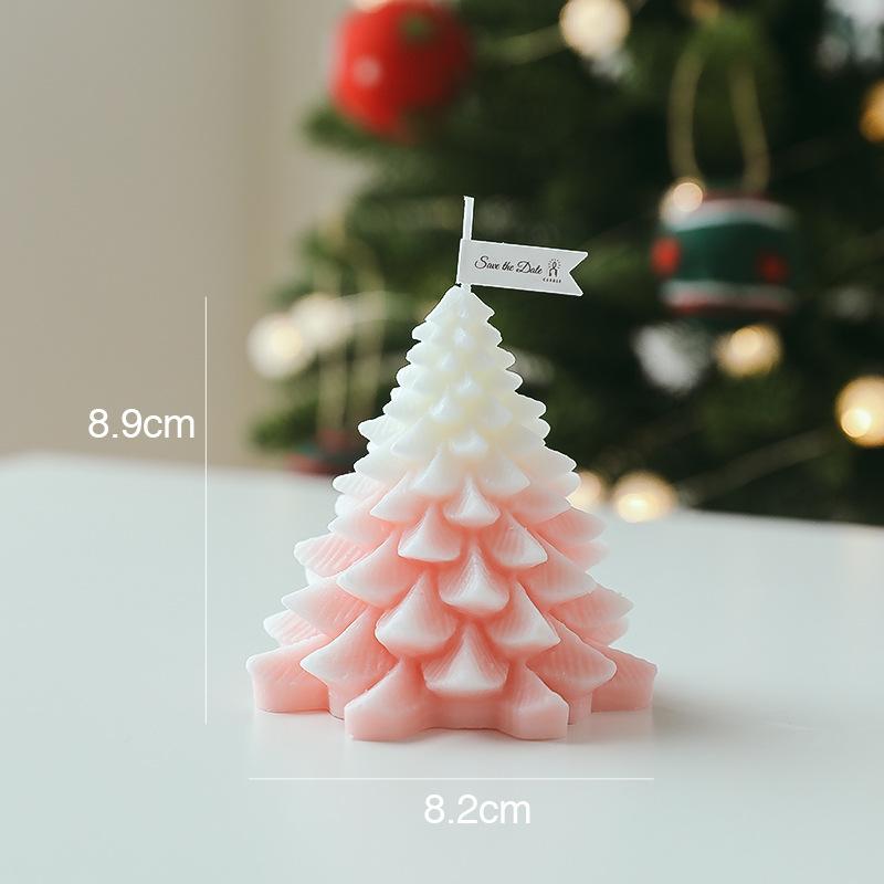 Christmas Tree Scented Candles Holiday Scented Birthday Gift Creative Fragrance