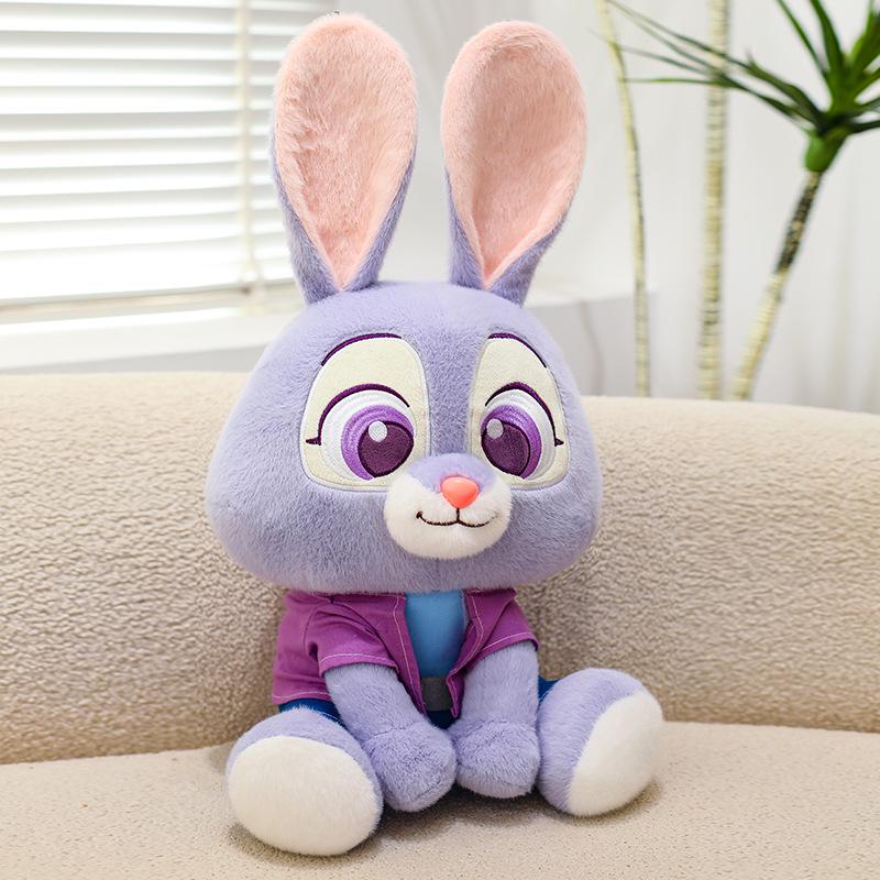 Judy and Nick Plush Doll Set – Cute Animal City Sitting Pose, Perfect Birthday Gift for Kids