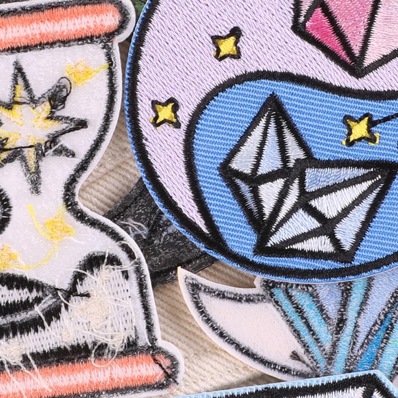 Crystal Diamond Embroidery Patch - Love Badge DIY Accessory