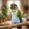 Adjustable Pet Parrot Diaper Snap-Closure Bird Vest Safety Parrot Nappy  for Cockatiel Pigeons