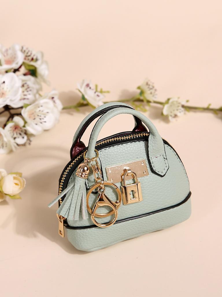 New Mini Change Bag Women's Creative Coin Bag Keychain Bag Japanese and Korean Version Mini Simple and Cute Small Change Bag