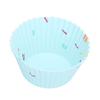 20Pcs Silicone Cupcake Mold Non Stick Reusable Baking Molds for Muffin Biscuits Cheese Cake Pastries