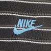 NIKE Border Pattern Short sleeve Polo shirt M gray Fawn Men's Used