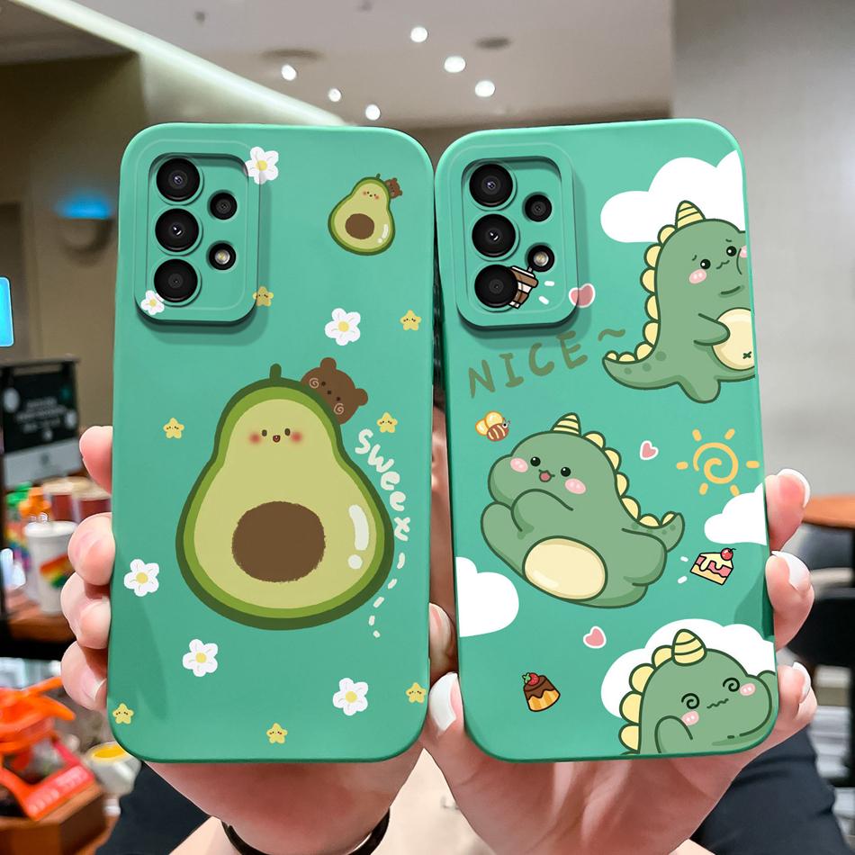 Case For Samsung Galaxy A13 A 13 4G 5G New Design Soft Liquid Silicone Full Coverage Back Cover Anti Slip Shockproof Bumper Capa