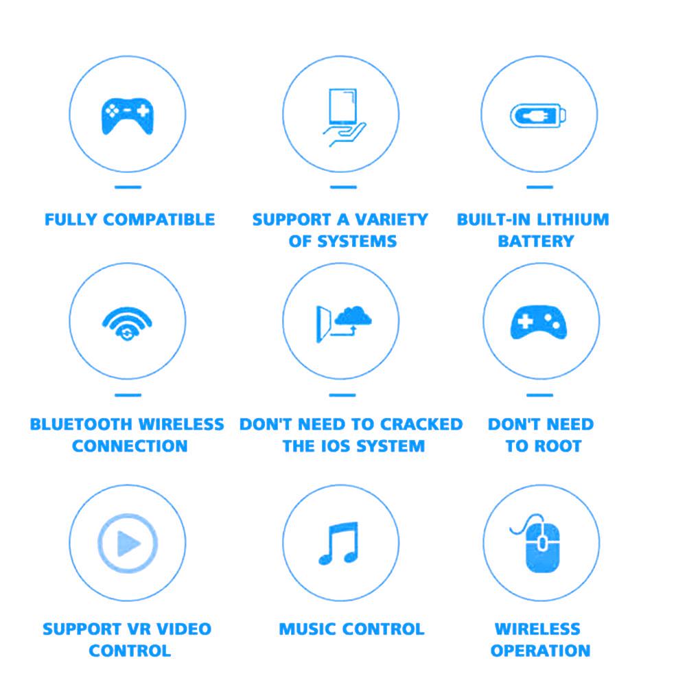 Buy Mocute 054 Bluetooth Gamepad Mobile Joypad Android Joystick VR ...