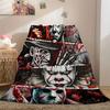 Horror Movie Iconic Character Fran Velvet Blanket for Halloween Living Room Decor Soft Warm Nap Throw