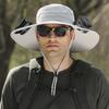 Solar Powered Foldable Camping Hiking Climbing Adjustable Breathable Waterproof Polyester Outdoor Sun Hat Light Portable Fishing