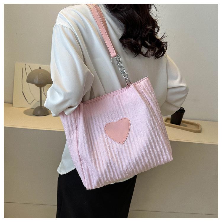 Torebka Jednoramienna w Kształcie Serca: 2025 Modna, o dużej pojemności, wszechstronna torba damska na co dzień i do dojazdów do pracy