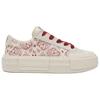 Converse All Star Cashew Flower Leisure Comfortable Versatile Low-Top Canvas Shoes Unisex Sneakers White A15753C