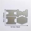 Label Pocket Metal Cutting Dies DIY Craft Carbon Steel Embossing Template Stencil Scrapbooking for Card Die Cuts Mold