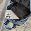 Denim Backpack Student Schoolbag Women Small Backpack
