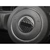 For Jeep Cherokee 14-2022 Real Carbon Fiber Steering Wheel Horn Button Cover