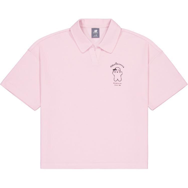 New Balance Polo Shirt Women s Pink NFE27052-PK