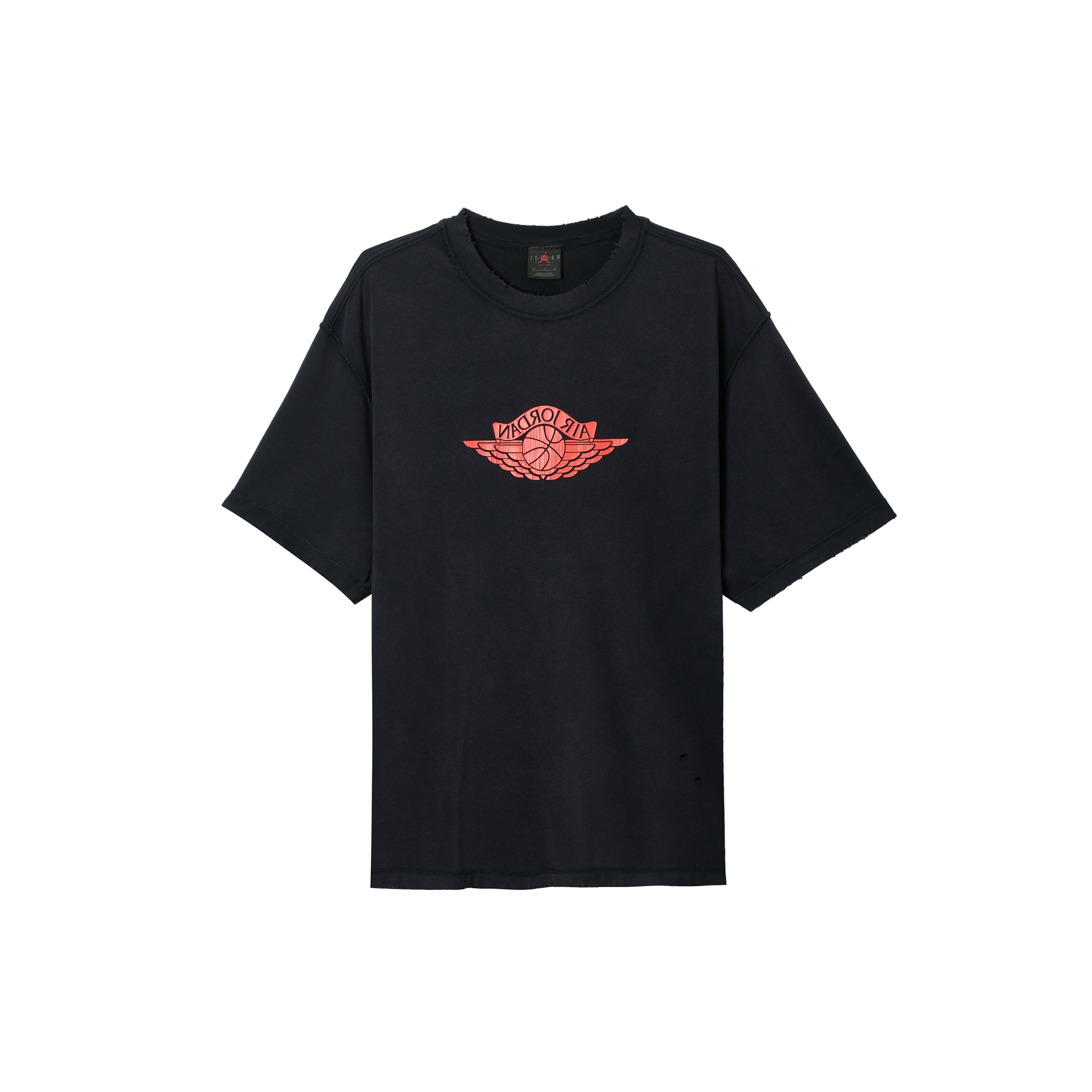 

Jordan Air Rare Удобная Мягкая Модная Универсальная Футболка с Коротким Рукавом Мужская Топы Черный IB3131010 L