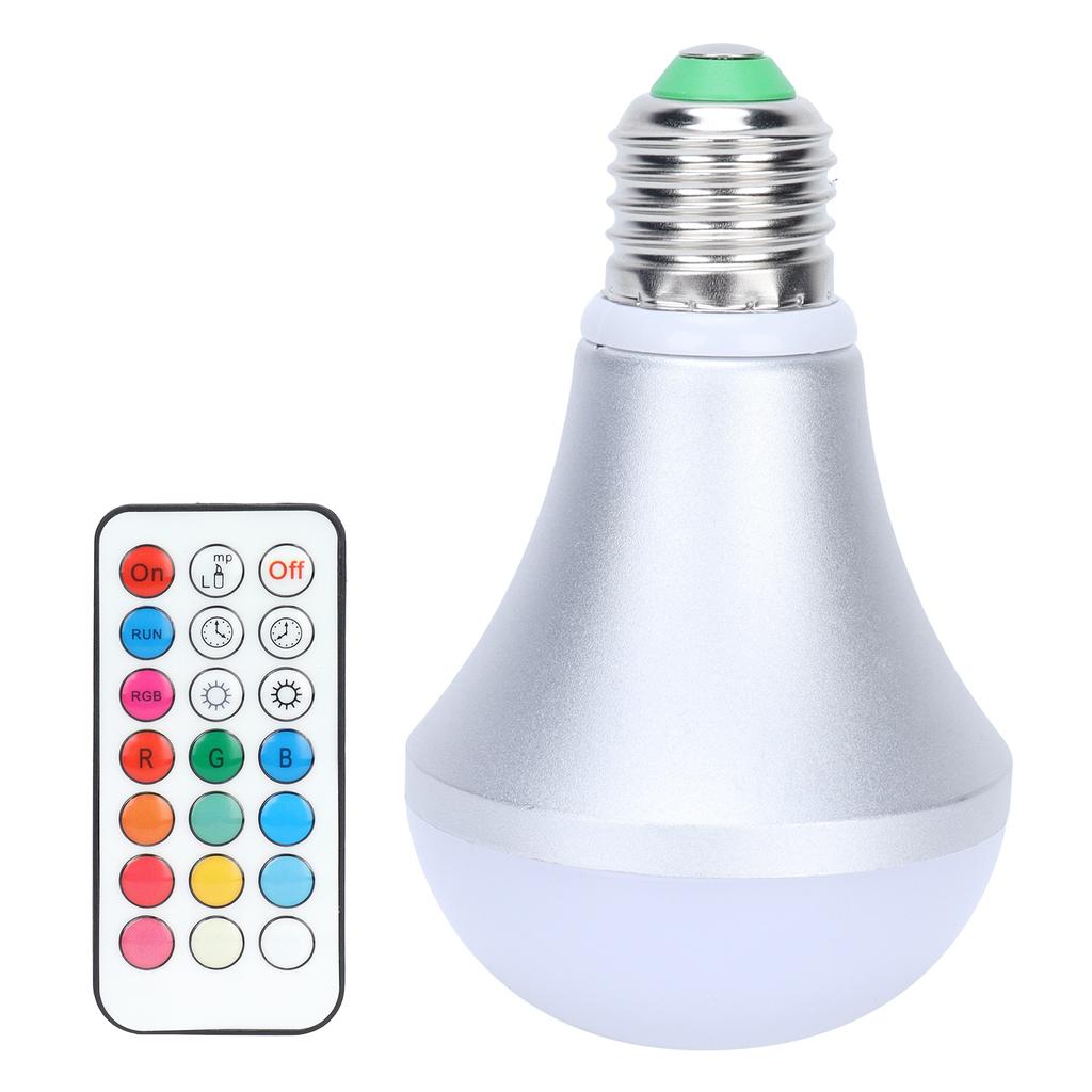 E27 16 Color RGB Bulb Colorful RGBW Bulb with Remote Control for Home Lighting 85‑265V