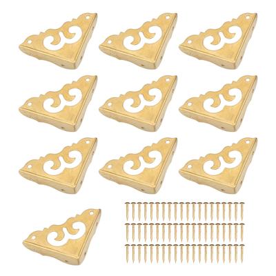 10Pcs Metall Ecke Protector Vintage Design Elegante Stil Breite Anwendung Langlebig Messing Ecke