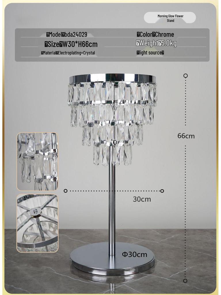 Crystal Wedding Table Centerpiece Flower Stand