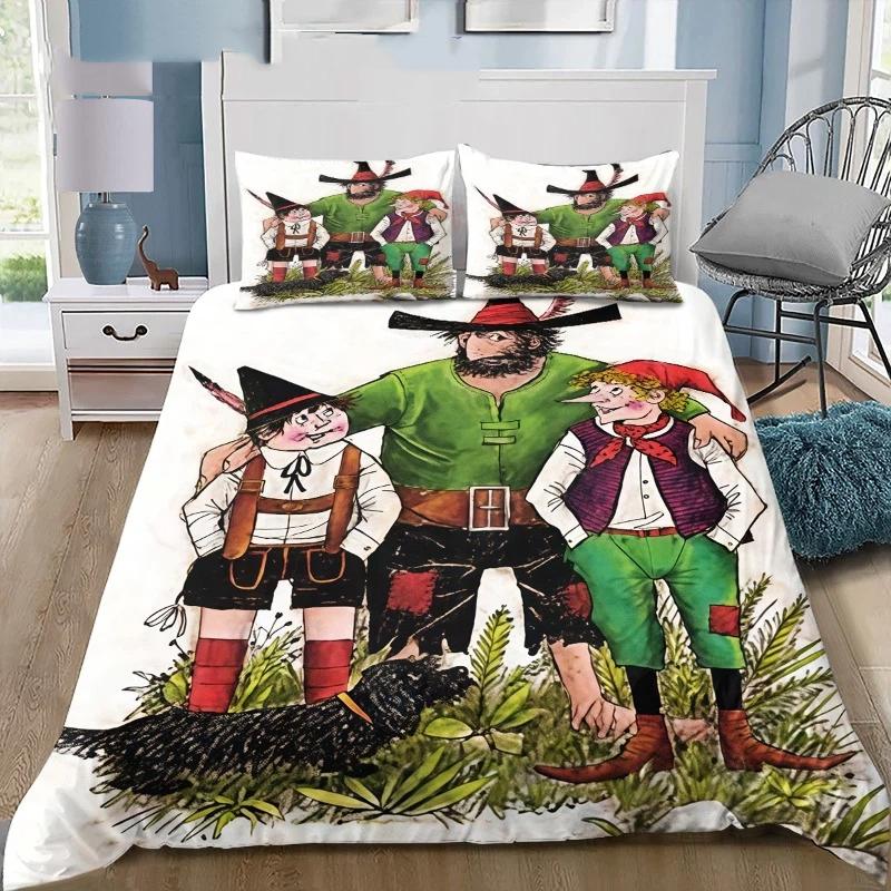 Der Rauber Hotzenplotz Bedding Set Kasperl Duvet Cover Set German Cartoon Kids Bedding With Pillowcases 50x75cm Customizable Siz