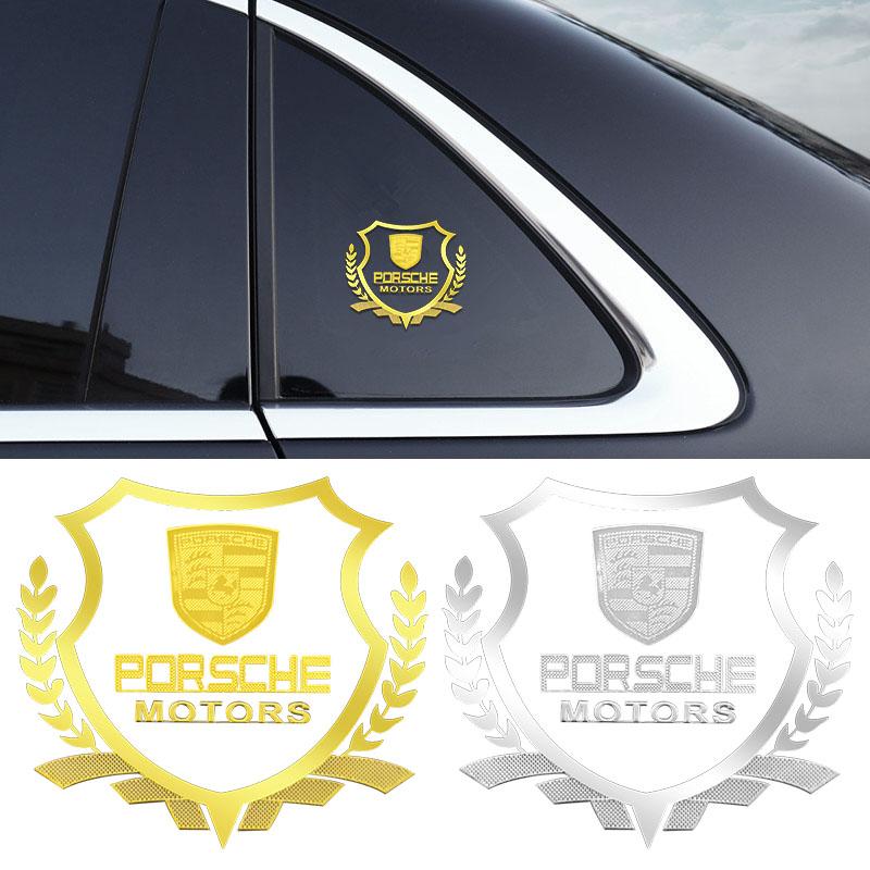 Auto Body Side Window Fuel Tank Trunk Decorative Decals Stickers For Porsche Boxster Cayenne Panamera Macan Cayman 911 918 996 917 991