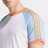 Adidas Originals Trefoil Enjoy Raglan Tee Striped Sports Short Sleeve T-Shirt Men Tops White IT8190