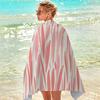 Summer Tropical Ultra-fine Fiber Beach Towel with Sun Protection