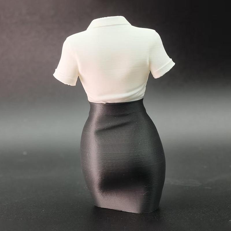 3D Printed Office Creative Ornament Ol Professional Half-Body Statue Vase Desk Art Decor Ideal For Stress Relief