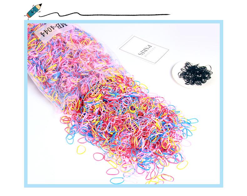 Elastici Colorati ad Alta Elasticità Piccoli per Bambini - Elastici di Gomma Usa e Getta in Confezione Bulk