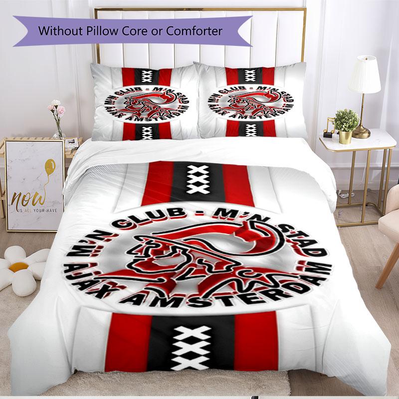 3pcs Duvet Cover Set (1*Duvet Cover + 2*Pillowcase, Without Core), Ajax Print Soft All‑Season Bedding Set, Home Bedroom Decor Gift