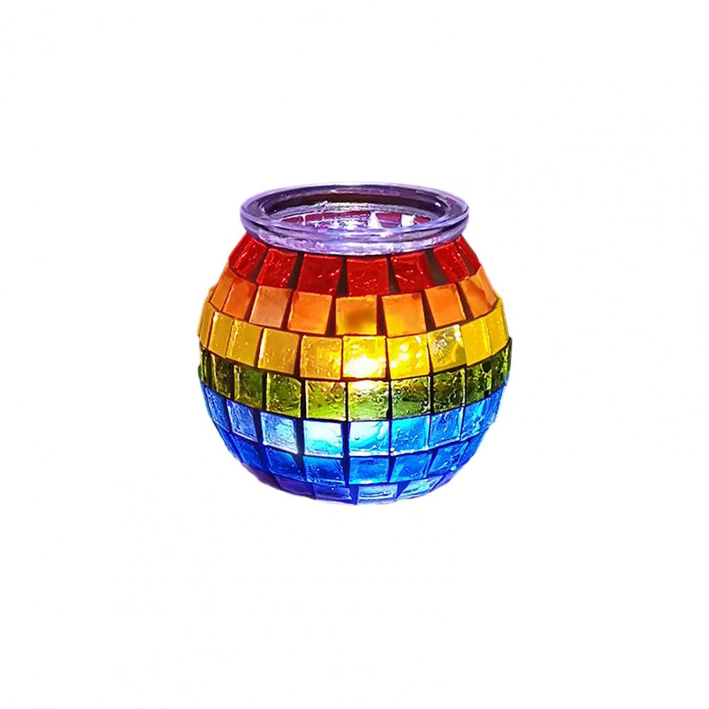 Gjør-det-selv-mosaikk-lysestakesett Finmotorikkutvikling Barnhåndverksmateriale Håndlaget pedagogiske leker til foreldre og barn