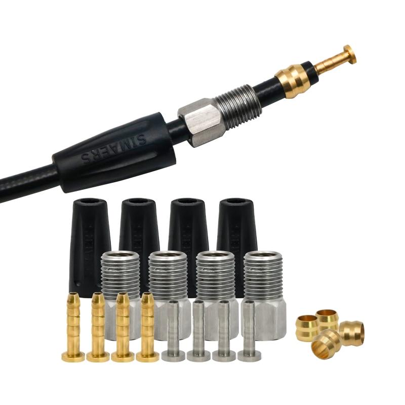 

Bicycle Oil Needle Olive Head Suit BH90 /BH59 Tubing Pipe Oil Hydraulic Disc Hose Pressing Ring T Brake Accessories