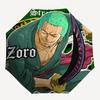 1 Stück Zoro, Strohhut Luffy Automatischer Regenschirm 8 Rippen Tragbar Faltbar Schwarzer Eisenrahmen für Außenbereich, Strand, Reisen, Sonnenschirm 167