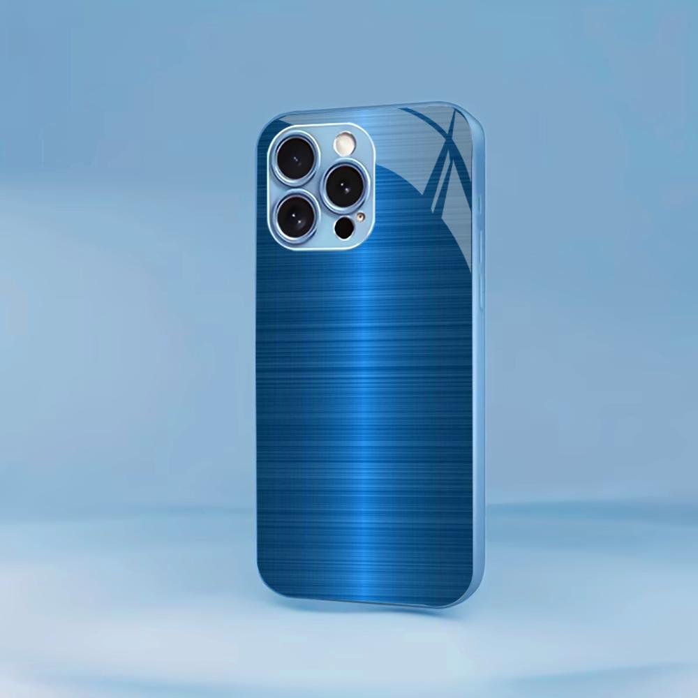 Simple New Hot-selling Protective Case Phone Case Metallic Paint Glass PhoneCase for iPhone 17 16 15 14 13 12 11pm Pro Plus