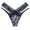 European & American Ice Silk Low-Rise Sporty Thong - Sexy, See-Through, Hollowed-Out Design