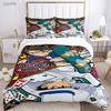 Detect Conan carton anime All Season Duvet Cover Comforter Bedding Set Soft Quilt Cover and Pillowcases Single/Double/Queen/King