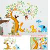 Removable Cartoon Wall Stickers for Kids Room Kindergarten Creative Christmas Birthday Gift Decals