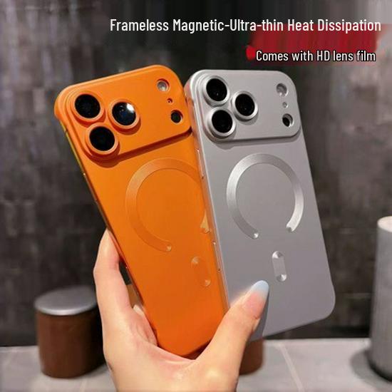 

Compatible with iPhone 16 Pro: Magnetic Metal Frame, Ultra-thin, Drop-proof Case iPhone 13 Pro Max