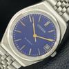HAND-WINDING VINTAGE JAPAN MENS BLUE COLOR DIAL WATCH A704483-1